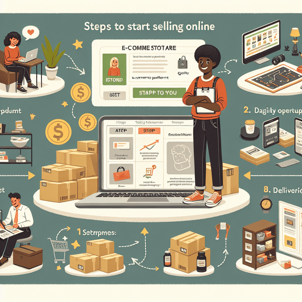 HOW TO START SELLING ONLINE FULL GUIDE FOR BEGINNERS visual data 2