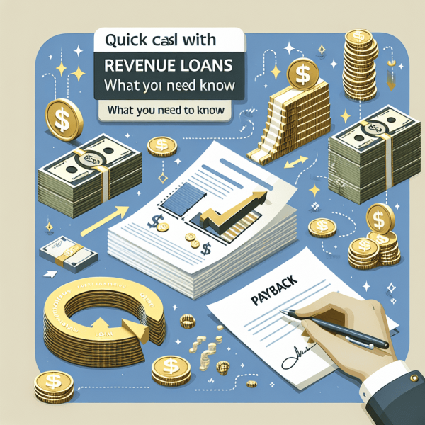Quick Cash with Revenue Loans: What You Need to Know
